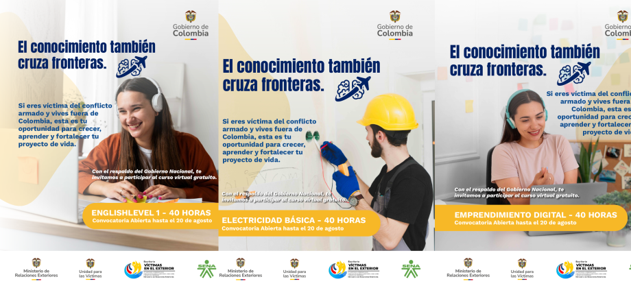 Cursos virtuales del SENA para víctimas del conflicto armado