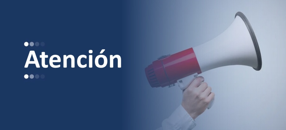 El 24 de junio no habrá atención al público en el Consulado por festivo nacional en Venezuela