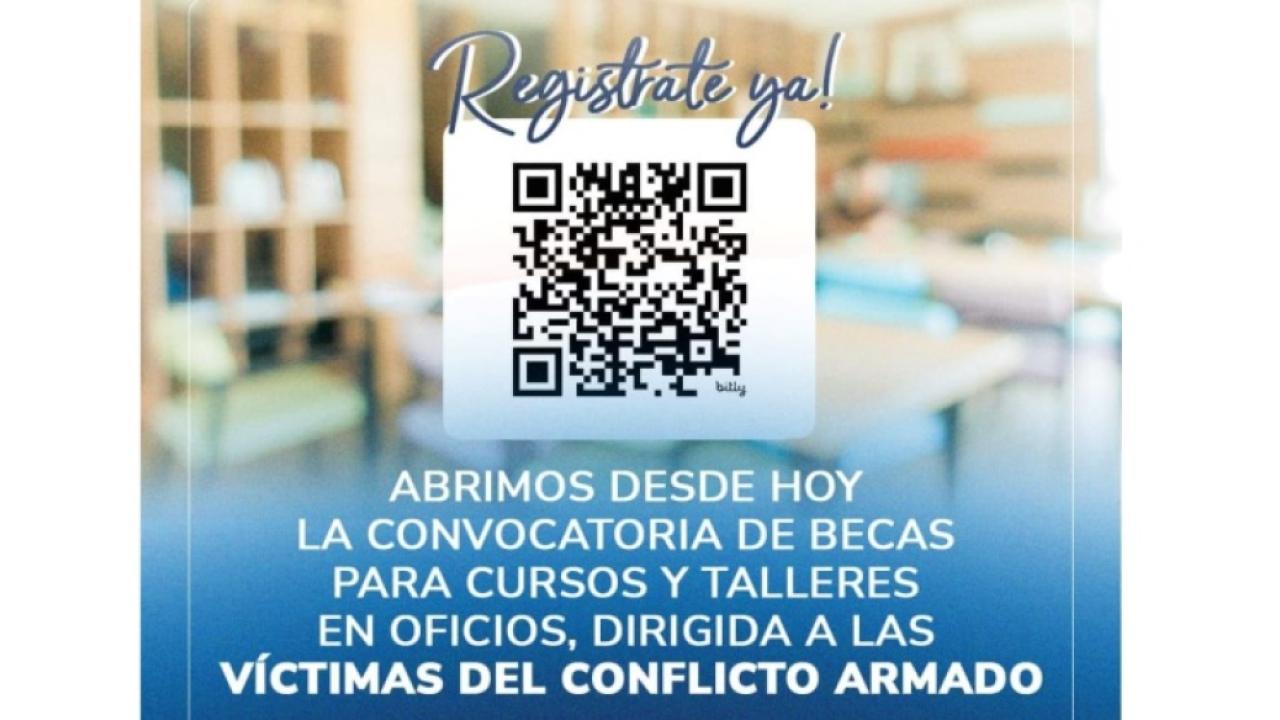 Invitamos a las víctimas del conflicto armado colombiano a participar de las becas para cursos y talleres en oficios que ofrece el Consulado General de Colombia en Maracaibo