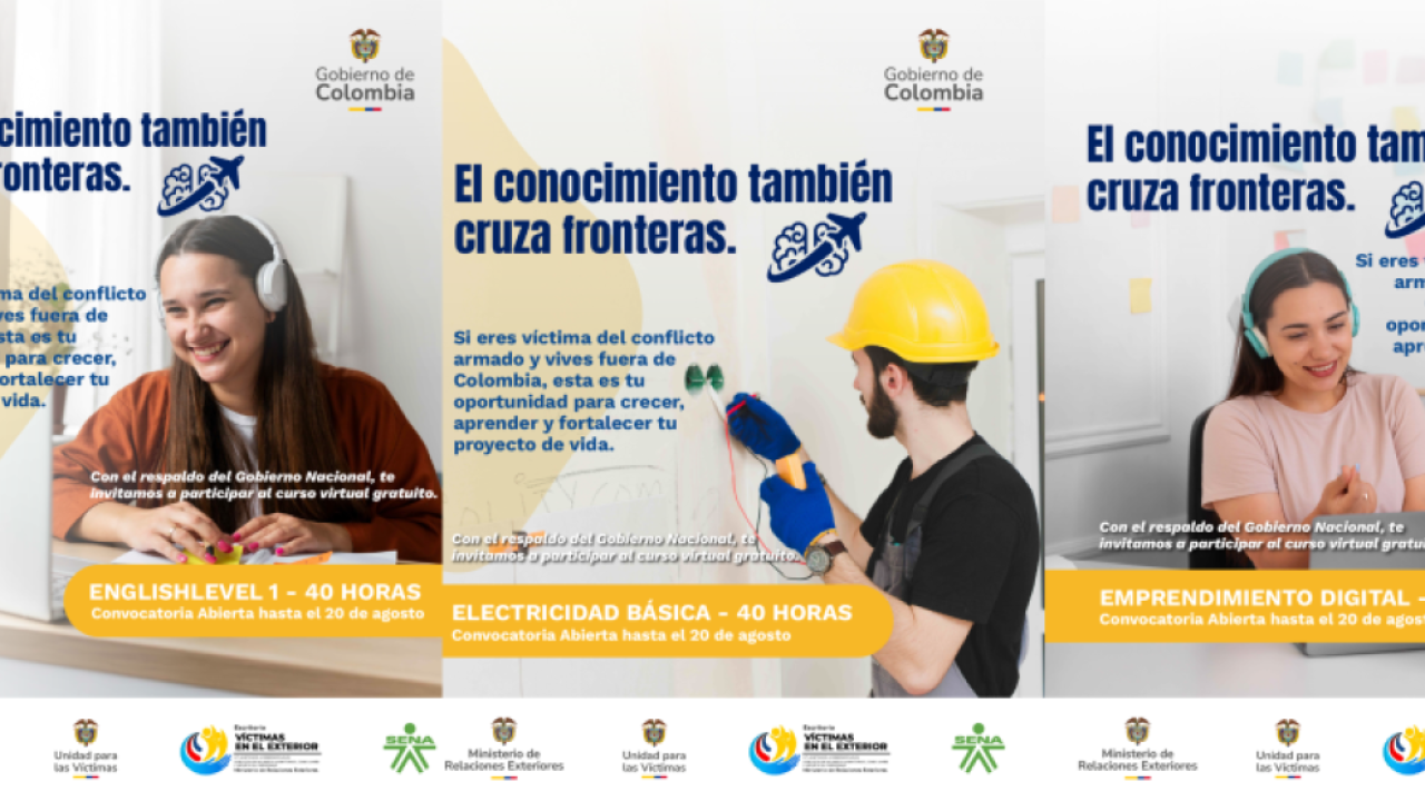 Cursos virtuales del SENA para víctimas del conflicto armado